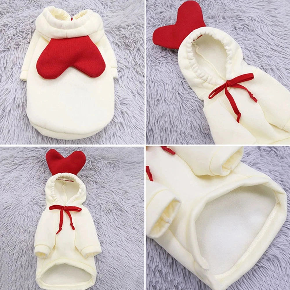 Cute Fruit Dog Clothes for Small Dogs Hoodies Warm Fleece Pet Clothing Puppy Cat Christmas Costume Coat Chihuahua Jacket Suits PAWN-SOME PETS