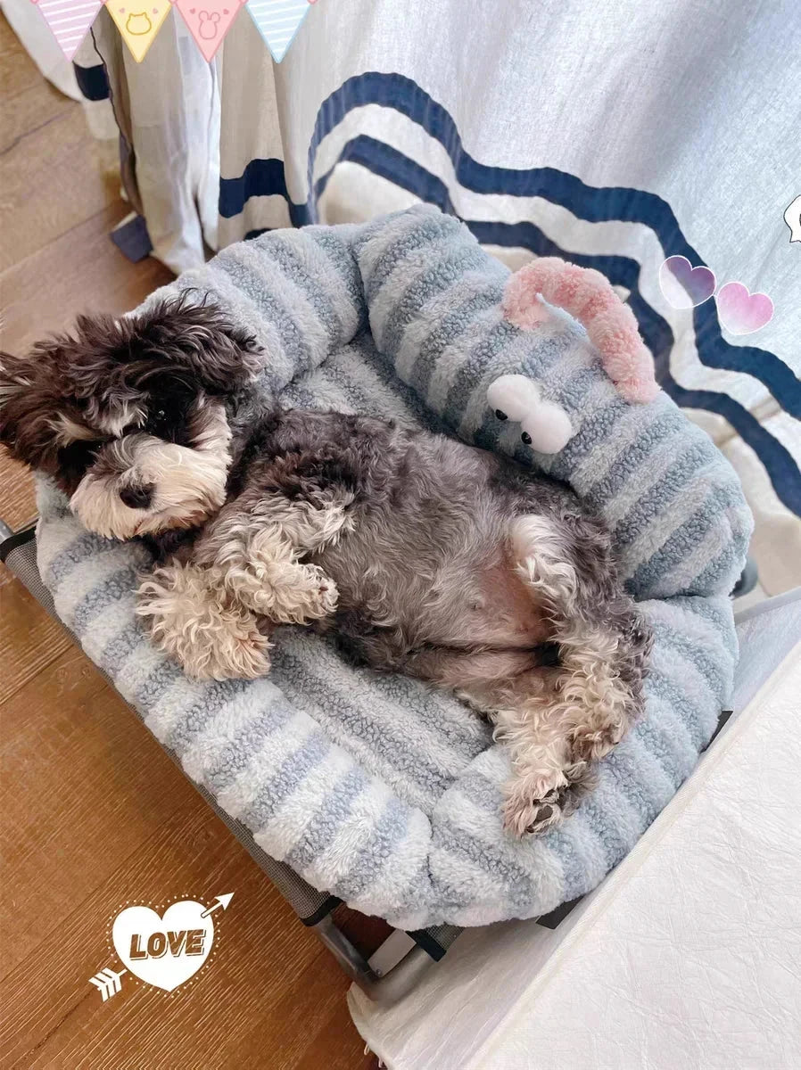 Puppy special sofa kennel winter warm pet Internet celebrity cat nest small dog dog sleeping mat cushion winter bed PAWN-SOME PETS