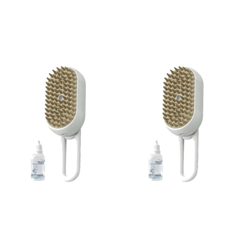 1-5pcs Cat Steam Brush USB Electric Water Spray Kitten Pet Comb Silicone Dog Bath Massage Brush with Liquid Grooming Supplies PAW-SOME PETS