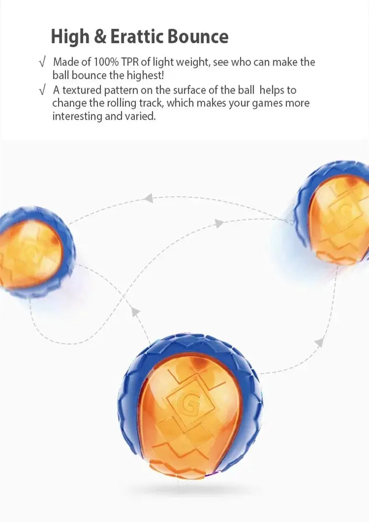 Gigwi Pet Toys Interactive Dog Ball G-Ball Series Squeaky Balls for Small/Medium Dogs PAWN-SOME PETS