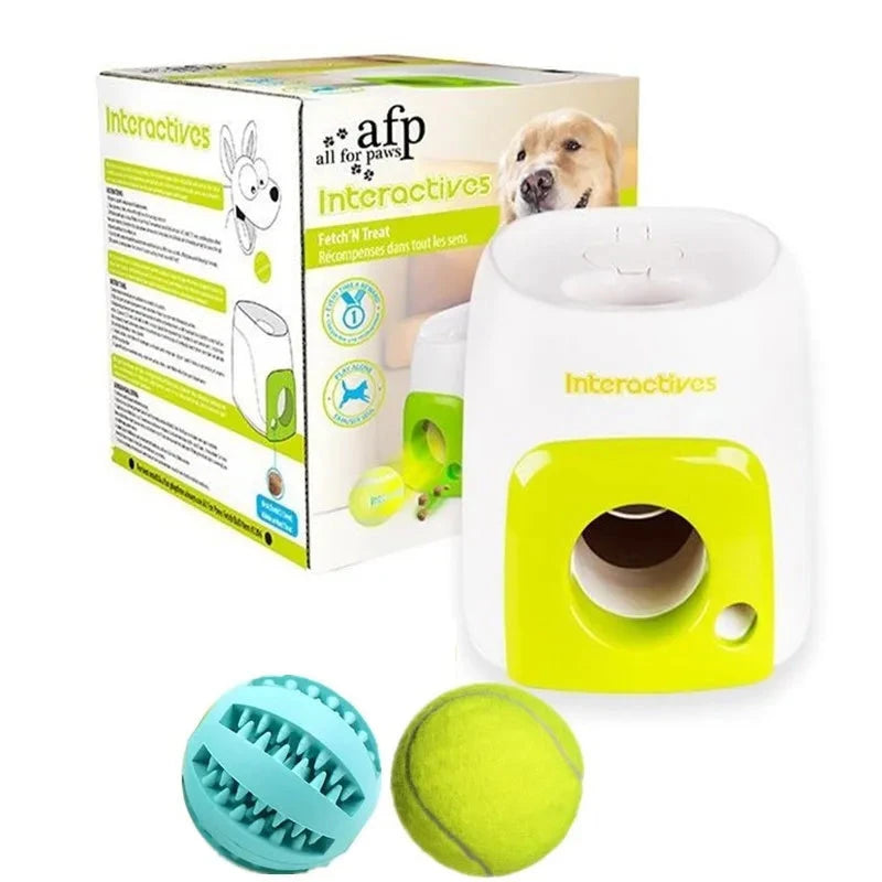 Tennis Ball Launcher Dog Cat Chase Automatic Toys Reward Machine Smart Feeder Throwing Mmachine Pet Ball Thrower PAWN-SOME PETS