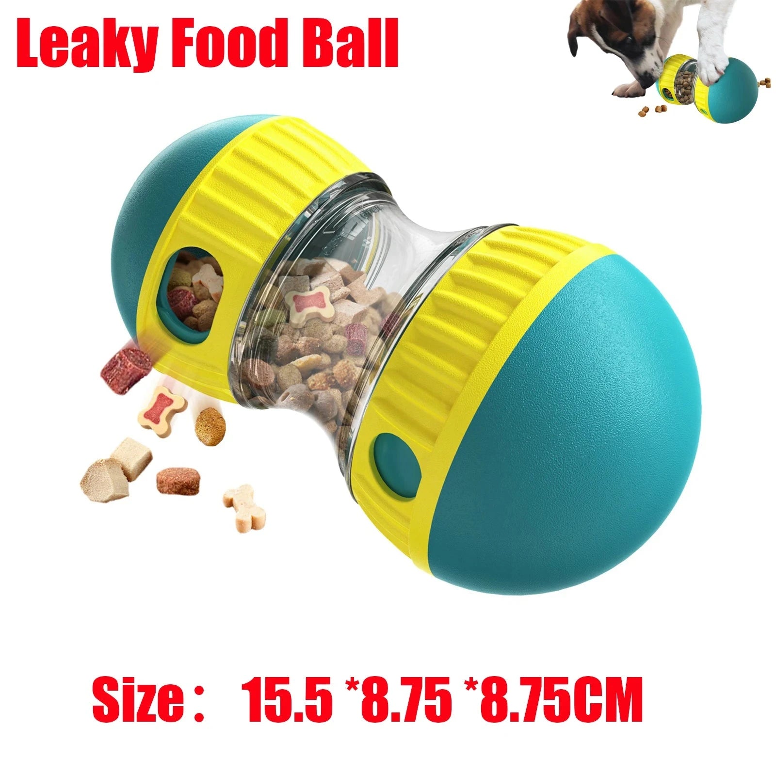 Intelligent Dog Automatic Feeder Cat Dog Puzzle Feeder Interactive Pet Food Treat Dispenser Cartoon Duck Design for Dog Training PAWN-SOME PETS