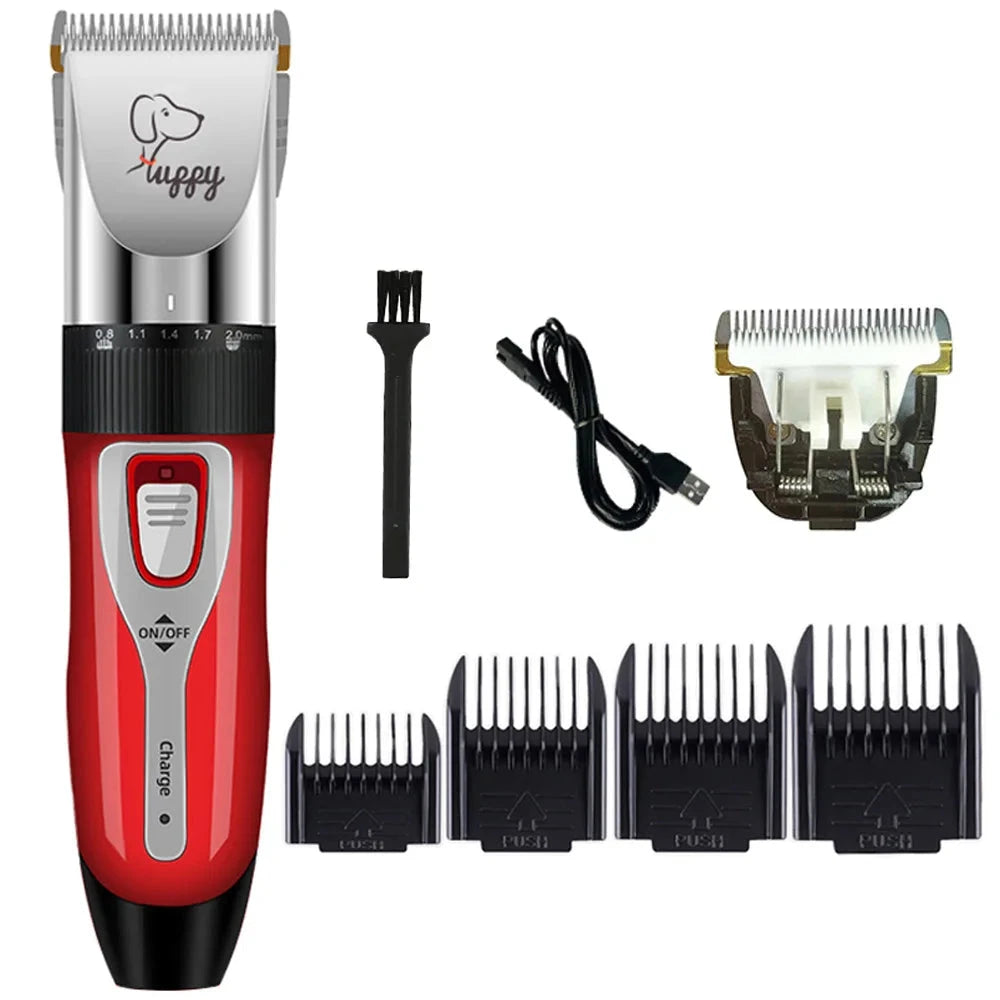 Dog Cat Clipper Hair Clippers Grooming Haircut Pet Shaver Full Set Pets Rechargeable Professional Cutter Shaver Cutting Machine PAW-SOME PETS