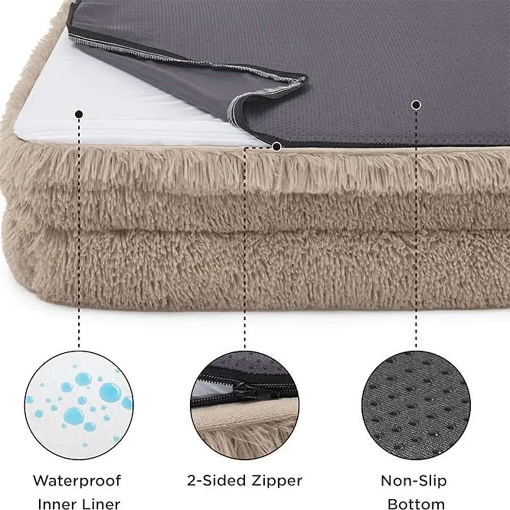 Dog Bed for Winter Puppy Bed Warm Sofa Pets Products Small Cats Mat Pet Supplies Large Baskets Beds Dogs Medium Kennel Big Home PAWN-SOME PETS