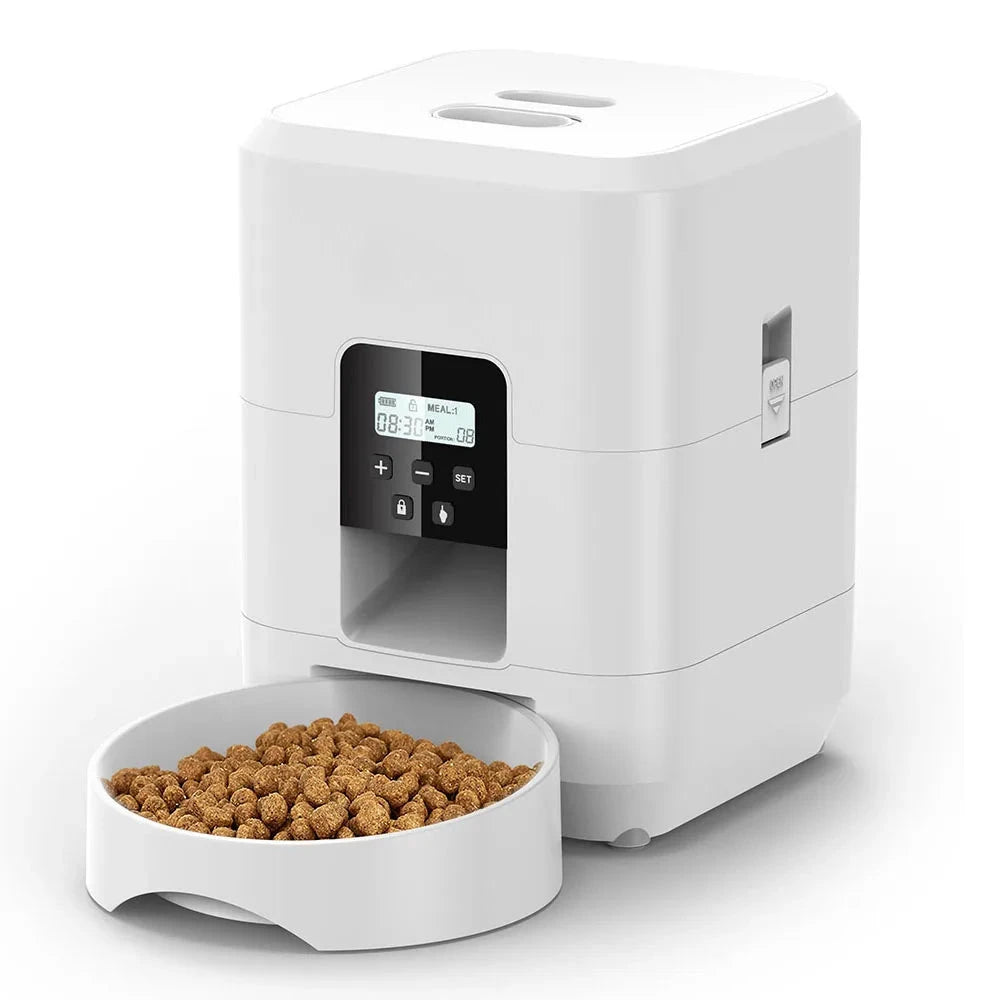 Smart Pet Feeder Automatic Cat Feeder Dog Slow Food Machine With Timed Quantitative Automatic Cat Food Dispenser Cat Dog Bowl PAW-SOME PETS