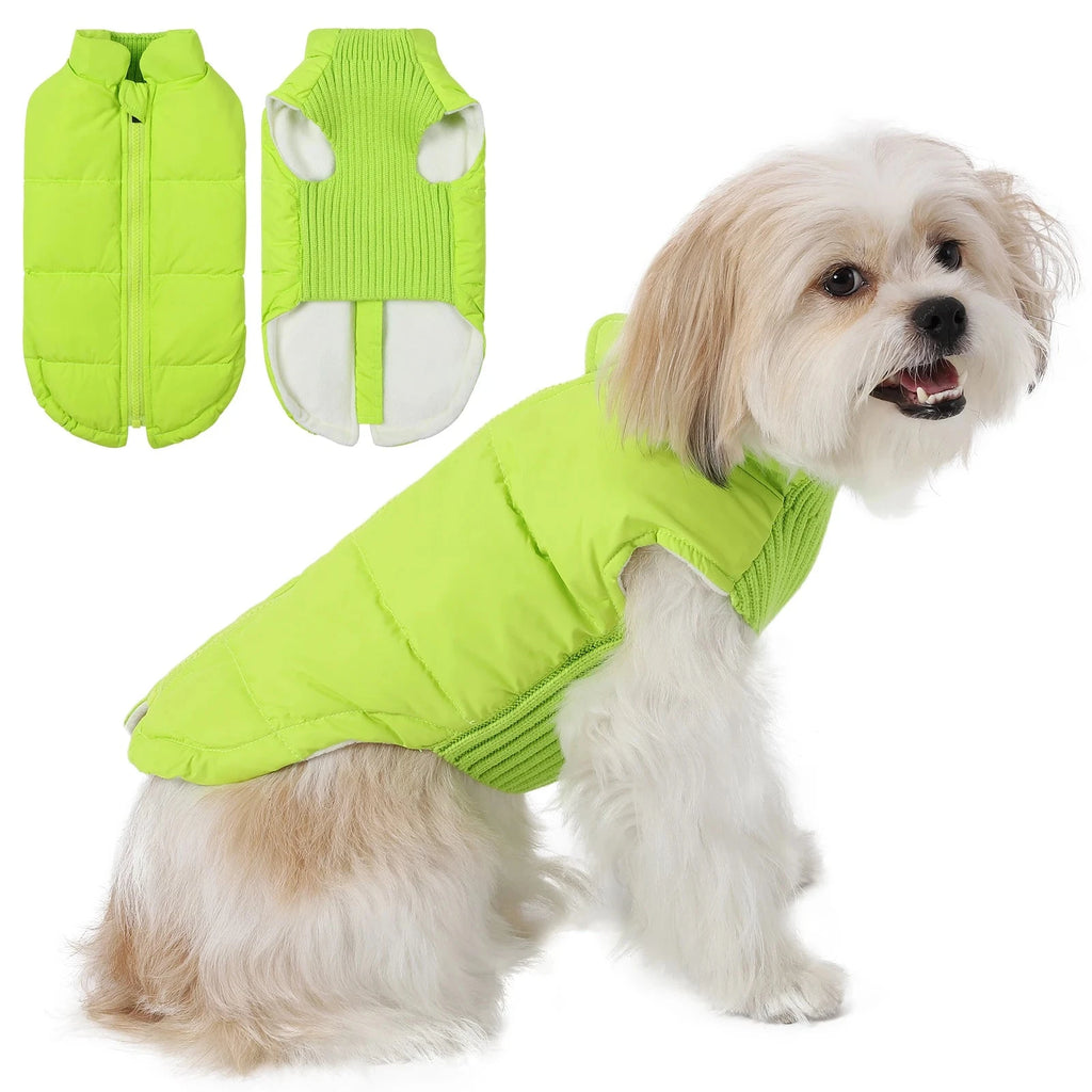 Dog Cold-weather Coat Winter Pet Dog Coat Pet Dog Jacket With Zipper For Small Large Dogs Cats Windproof PAW-SOME PETS
