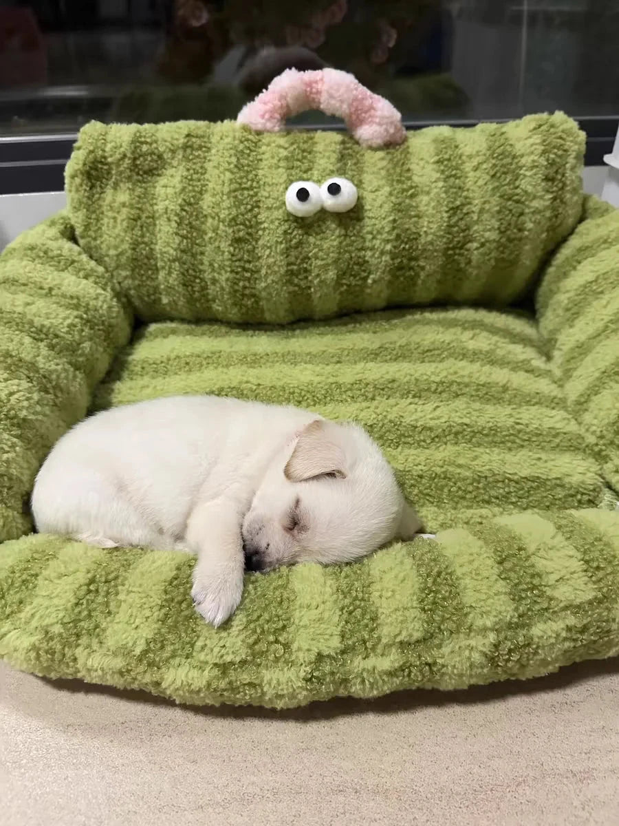 Puppy special sofa kennel winter warm pet Internet celebrity cat nest small dog dog sleeping mat cushion winter bed PAWN-SOME PETS