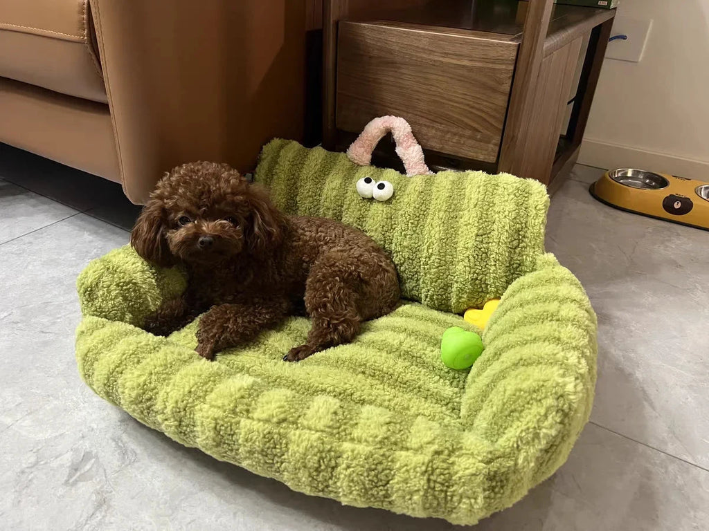 Puppy special sofa kennel winter warm pet Internet celebrity cat nest small dog dog sleeping mat cushion winter bed PAWN-SOME PETS