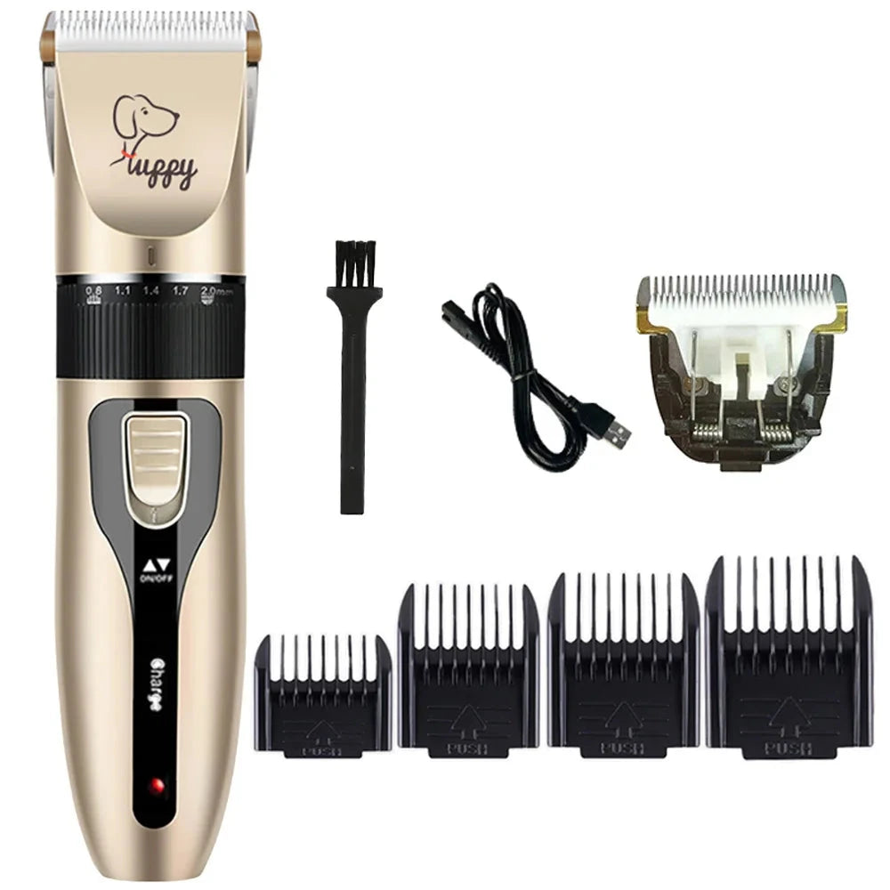 Dog Cat Clipper Hair Clippers Grooming Haircut Pet Shaver Full Set Pets Rechargeable Professional Cutter Shaver Cutting Machine PAW-SOME PETS