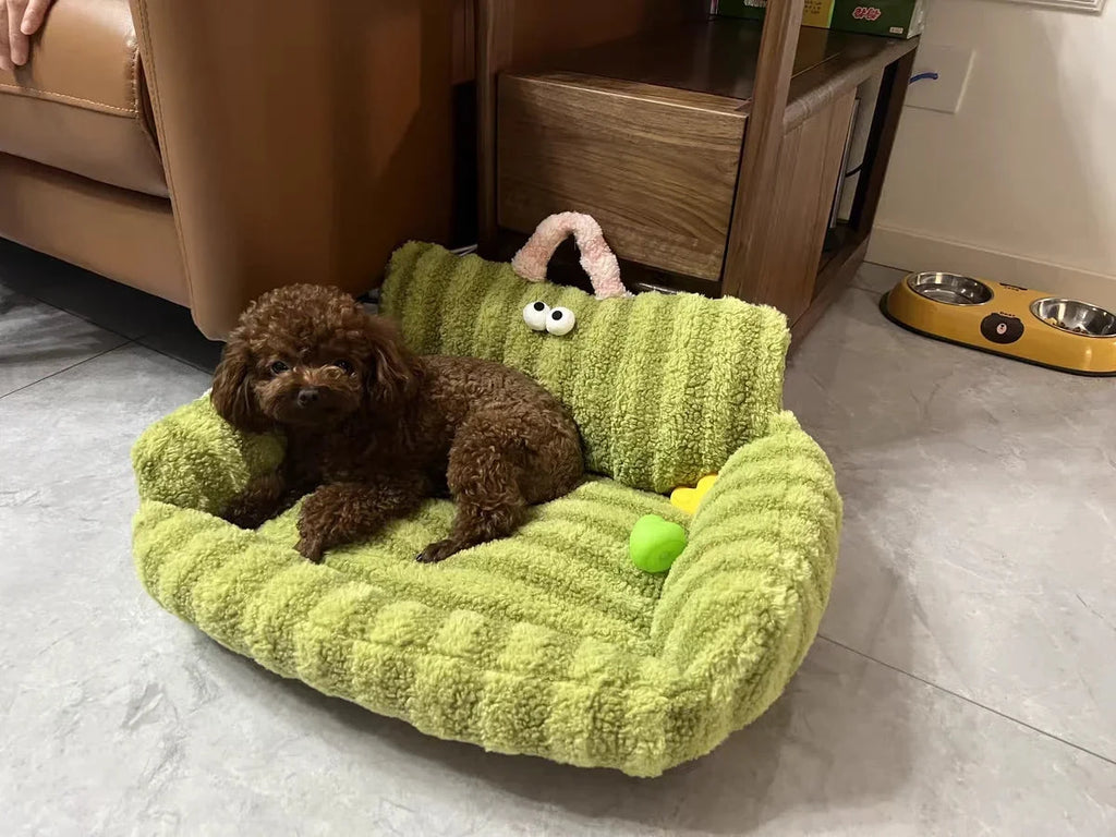 Puppy special sofa kennel winter warm pet Internet celebrity cat nest small dog dog sleeping mat cushion winter bed PAWN-SOME PETS