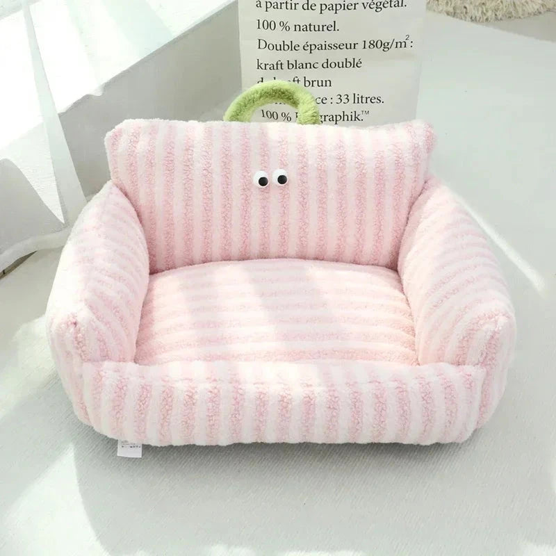 Puppy special sofa kennel winter warm pet Internet celebrity cat nest small dog dog sleeping mat cushion winter bed PAWN-SOME PETS
