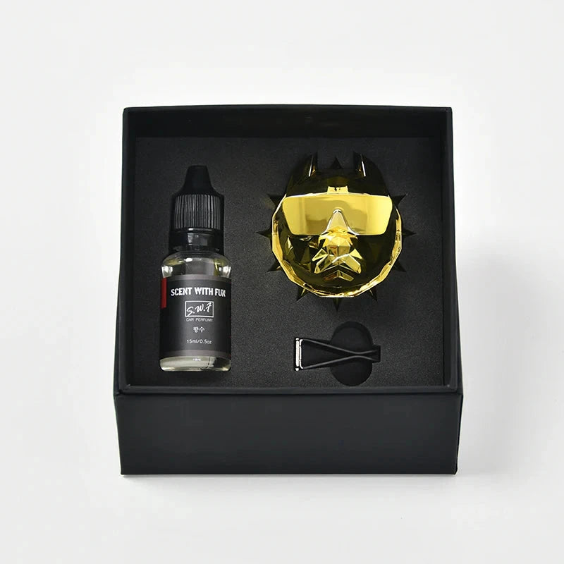 Bulldog Fragrance Luxury Perfume Car Scent Diffuser Air Fresheners Car Fragrance Air Fresh Vehicle Air Freshener Bulldog PAWN-SOME PETS