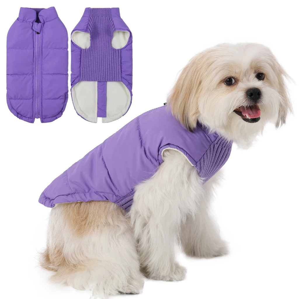 Dog Cold-weather Coat Winter Pet Dog Coat Pet Dog Jacket With Zipper For Small Large Dogs Cats Windproof PAW-SOME PETS