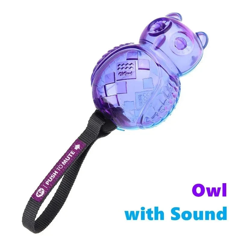 Gigwi Pet Toys Interactive Dog Ball G-Ball Series Squeaky Balls Dog Toys 2.5” for Small/Medium Dogs Bouncy And Assorted Colors PAWN-SOME PETS