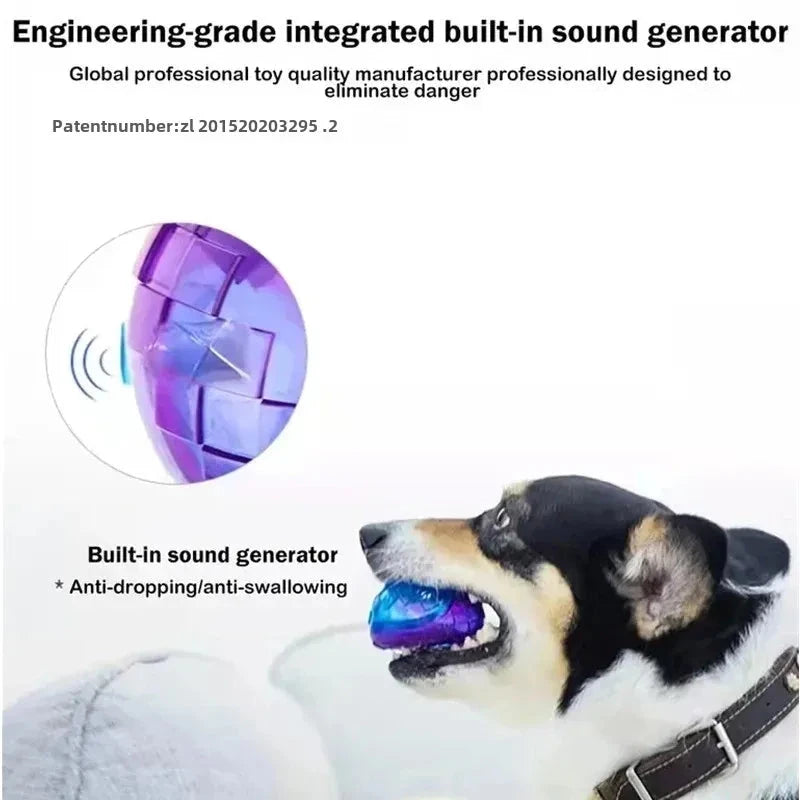 Gigwi Pet Toys Interactive Dog Ball G-Ball Series Squeaky Balls Dog Toys 2.5” for Small/Medium Dogs Bouncy And Assorted Colors PAWN-SOME PETS