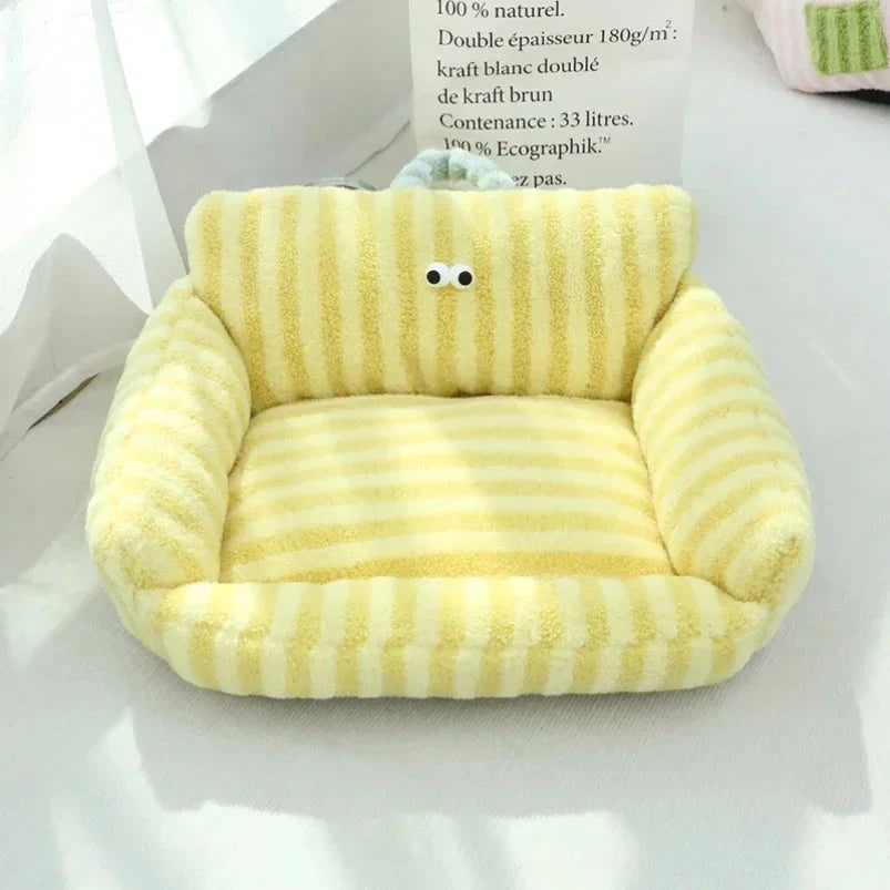 Puppy special sofa kennel winter warm pet Internet celebrity cat nest small dog dog sleeping mat cushion winter bed PAWN-SOME PETS