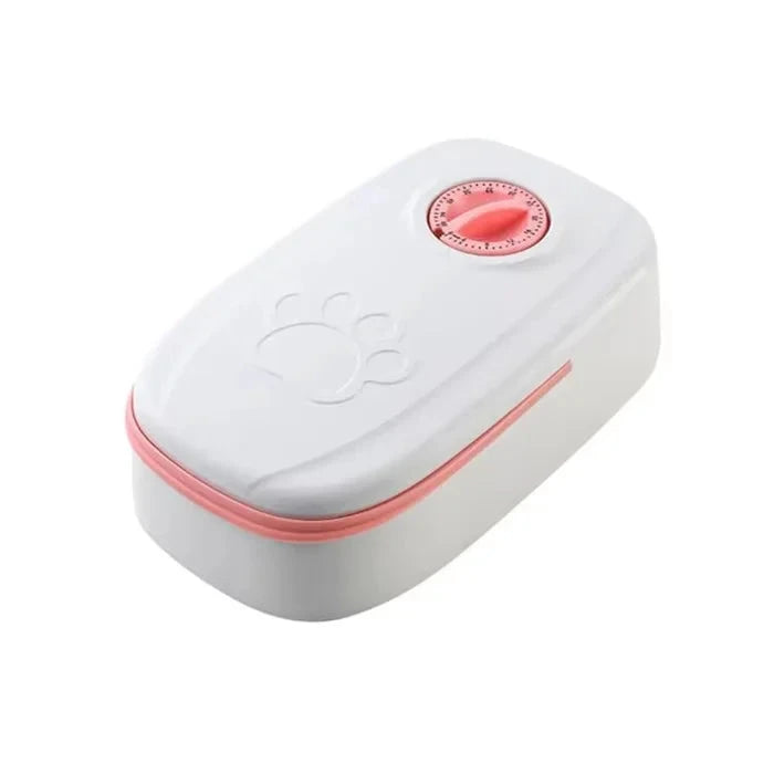 2 Meals Timed Automatic Dog Feeder Dual Bowls Smart Cat Food Dispenser Wet Dry Pet Food Dispenser Pet Feeder Cat Accessories PAW-SOME PETS
