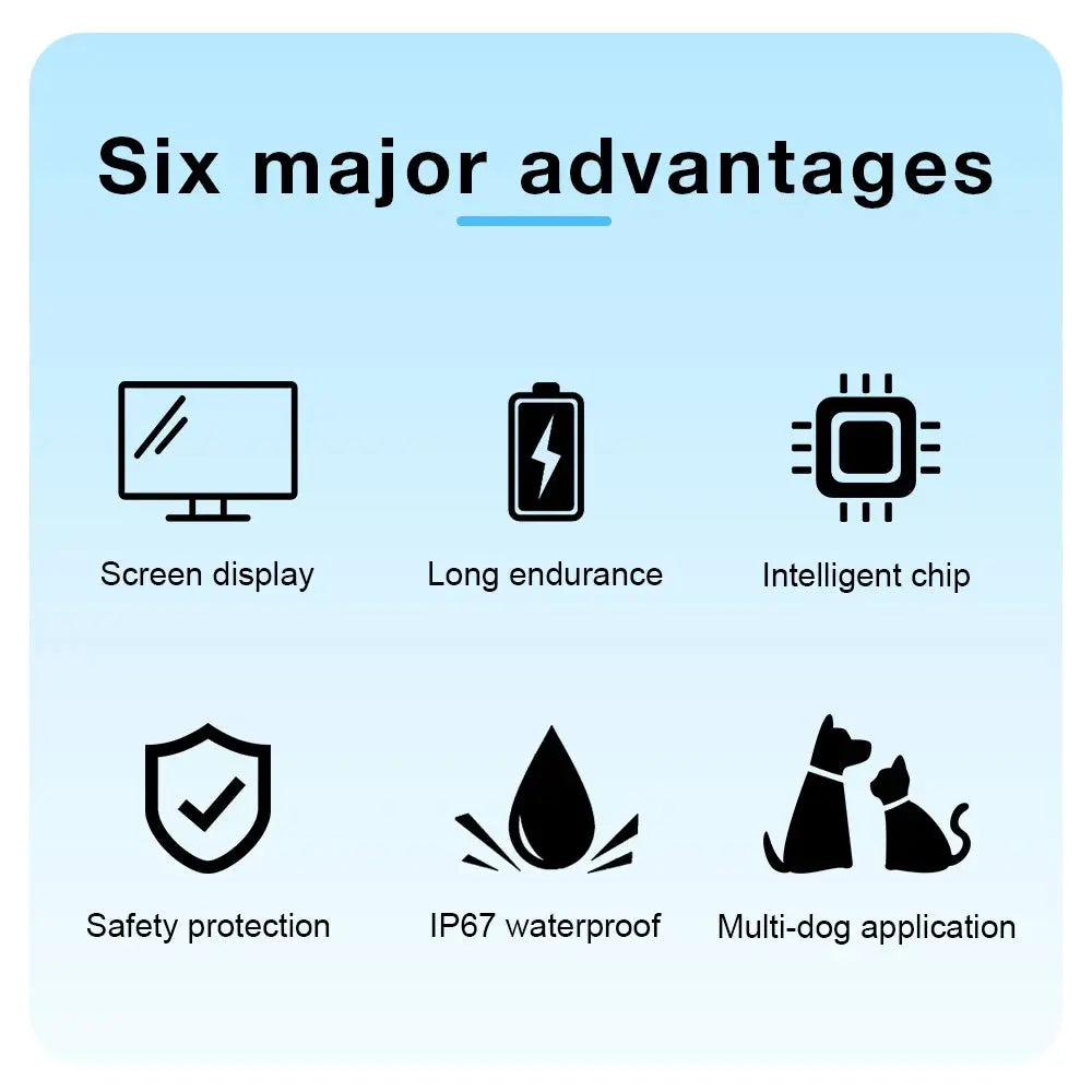 Magnetic Charging Bark Stopper Smart Automatic Anti Barking Dog Collar Dog Rechargeable Bark Stopper Stop Barking Waterproof PAWN-SOME PETS