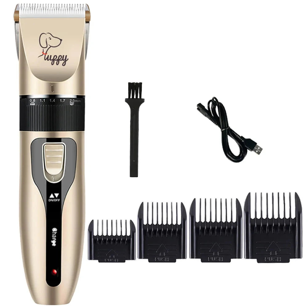 Dog Cat Clipper Hair Clippers Grooming Haircut Pet Shaver Full Set Pets Rechargeable Professional Cutter Shaver Cutting Machine PAW-SOME PETS