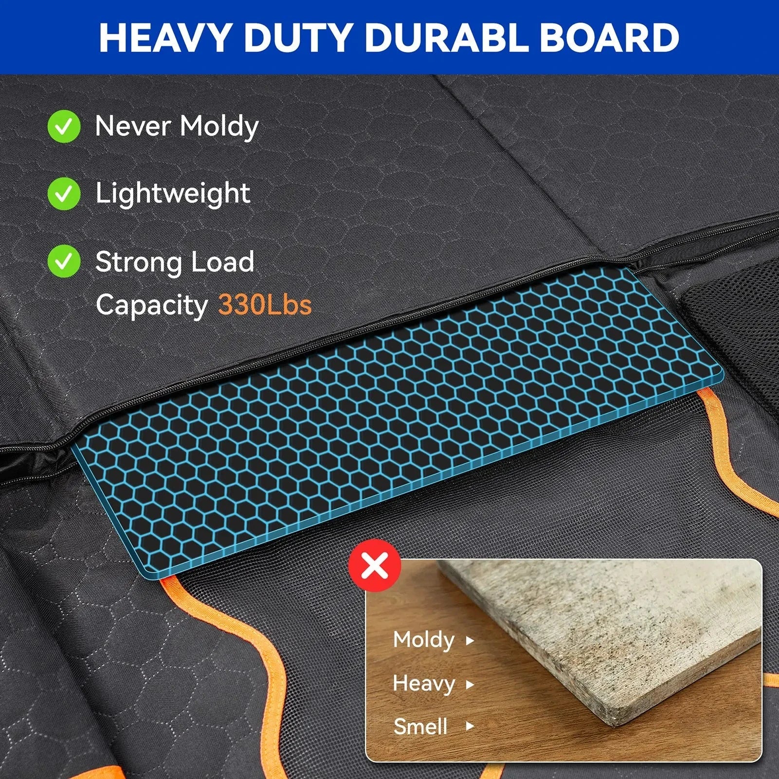 Dog car seat cushion, dog travel supplies, bone style, 52*25inch, black PAW-SOME PETS