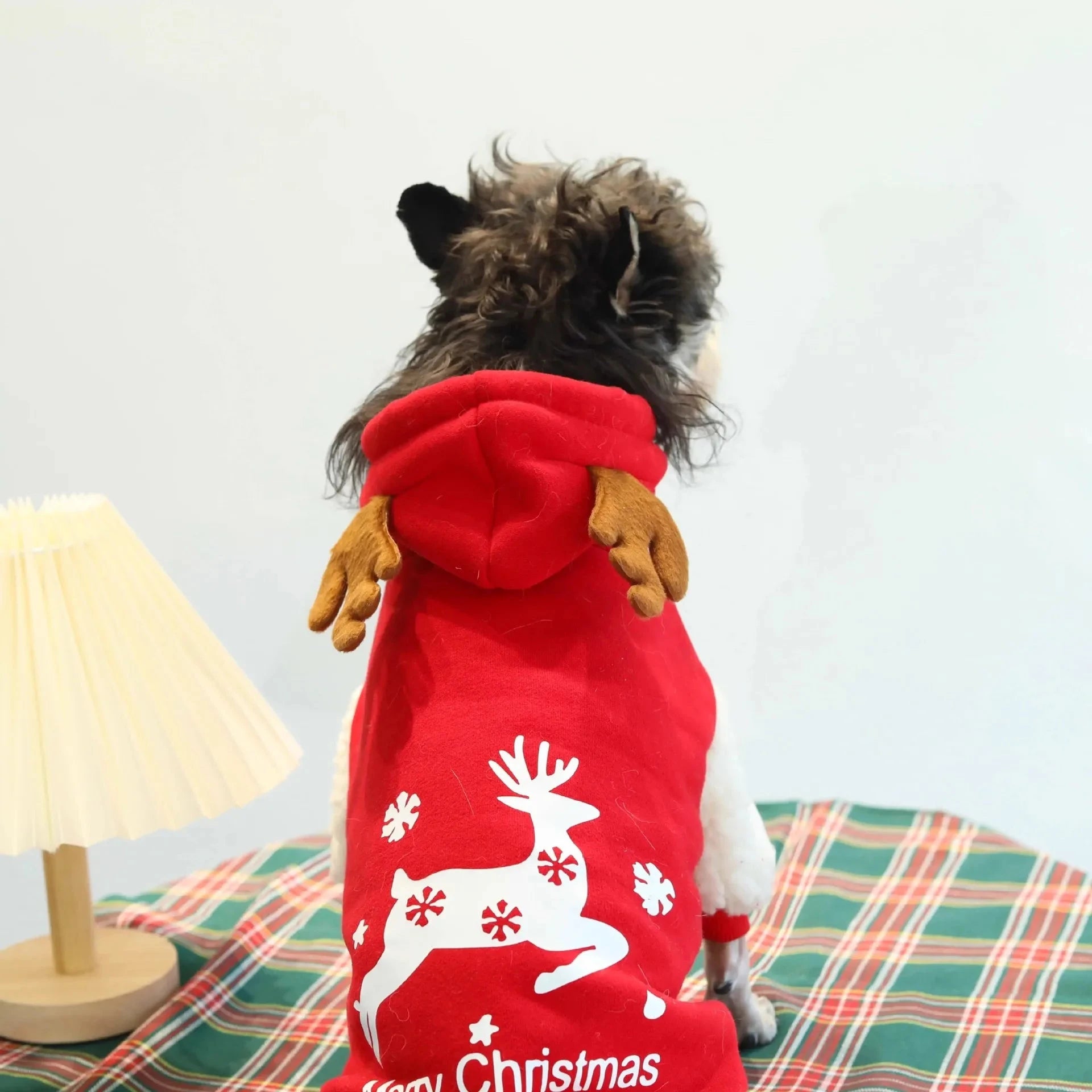 Pet Dog Clothes Winter Warm Cotton Fleece Christmas Fawn Sweatshirt Large Dog Golden Retriever Labrador PAWN-SOME PETS