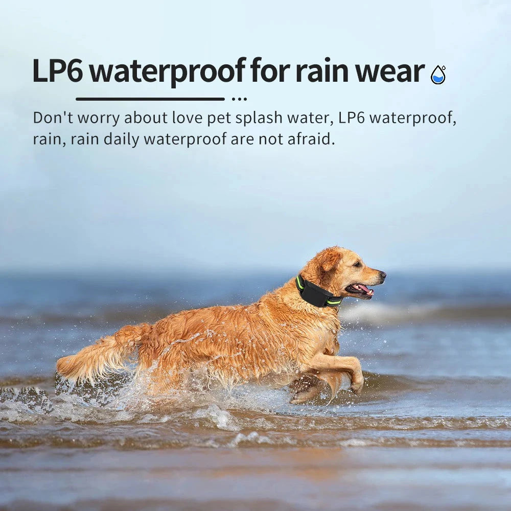 Automatic Bark Stop Device Electric Pet Dog Training Collar Adjustable Ultrasonic Barking Stop Fence Shock Vibration Dog Trainer PAWN-SOME PETS