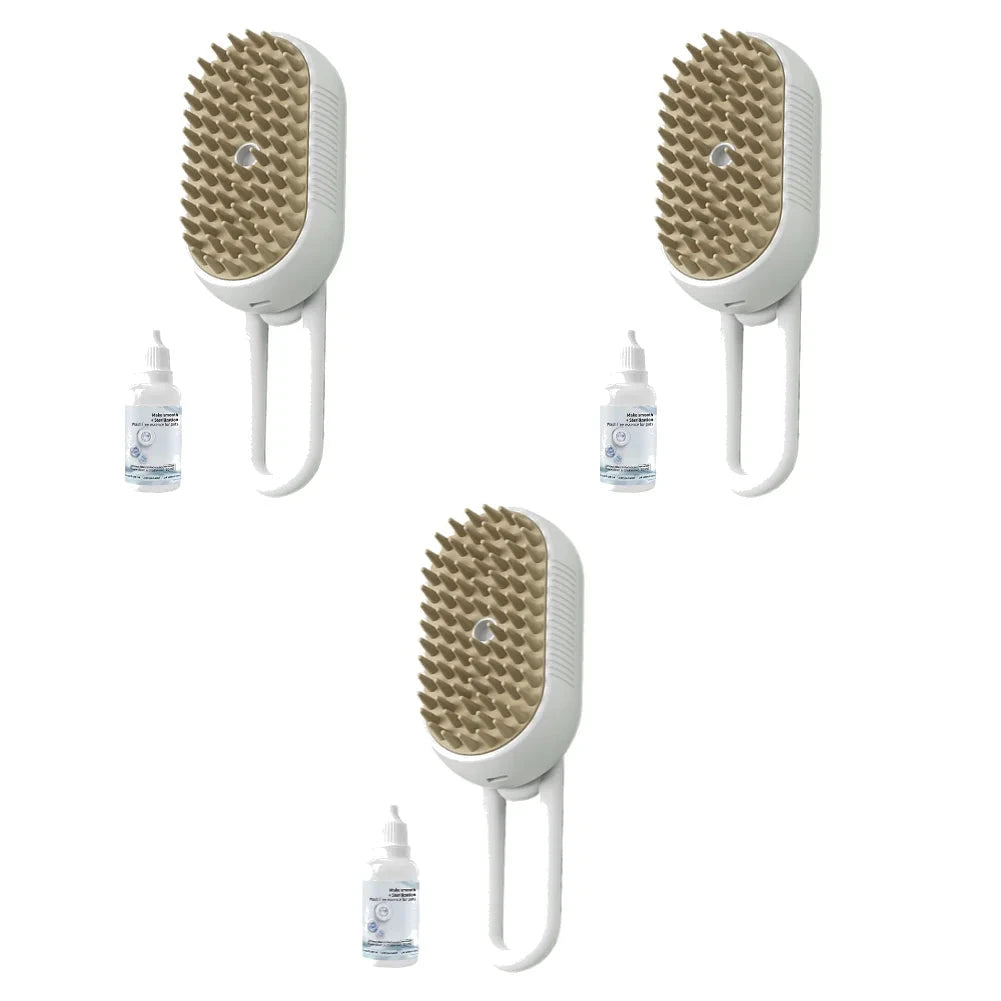 1-5pcs Cat Steam Brush USB Electric Water Spray Kitten Pet Comb Silicone Dog Bath Massage Brush with Liquid Grooming Supplies PAW-SOME PETS