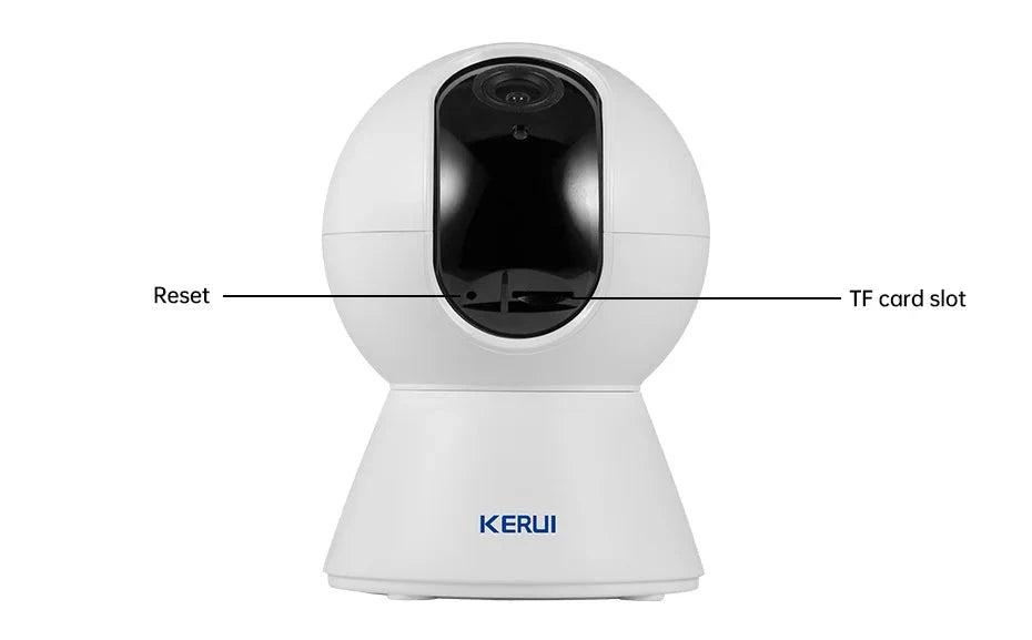 KERUI WiFi IP Camera For Pets Home Security Dog Cats Camera With Bracket Tuya Smart 4K HD Video Night Vision Surveillance Cam PAW-SOME PETS