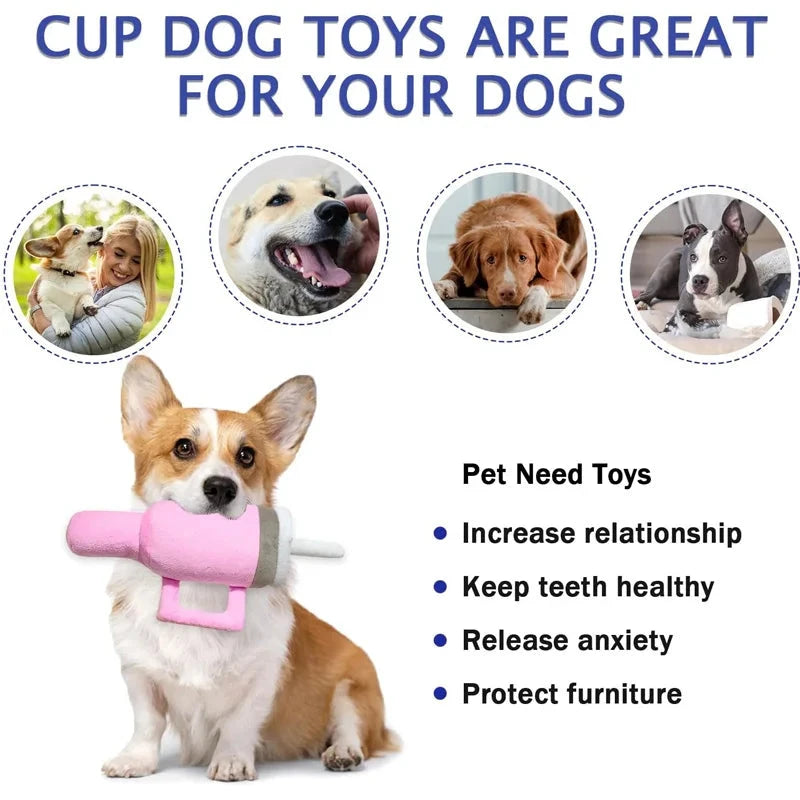 1-Piece Pet Water Cup Toy - Food-Grade PP, 2-in-1 Water & Play, Leak-Proof & Easy to Clean for Home/Outdoor PAWN-SOME PETS