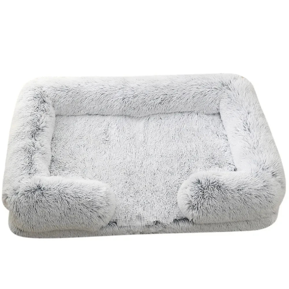 Dog Bed for Winter Puppy Bed Warm Sofa Pets Products Small Cats Mat Pet Supplies Large Baskets Beds Dogs Medium Kennel Big Home PAWN-SOME PETS