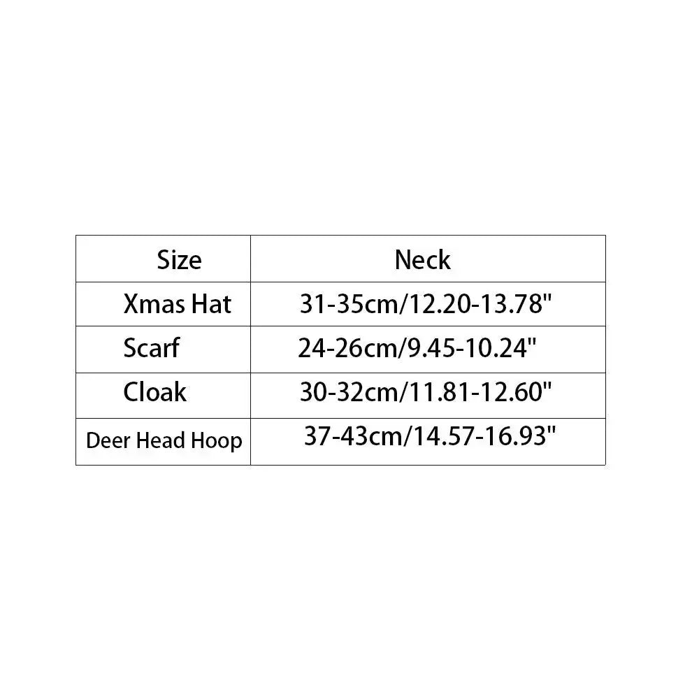 Cute Winter Pet Cloak Dog Cat Christmas Clothes Warm Puppy Santa Red Scarf Hat Head Funny Christmas Pet Costume Dog Cat Cloaks PAWN-SOME PETS