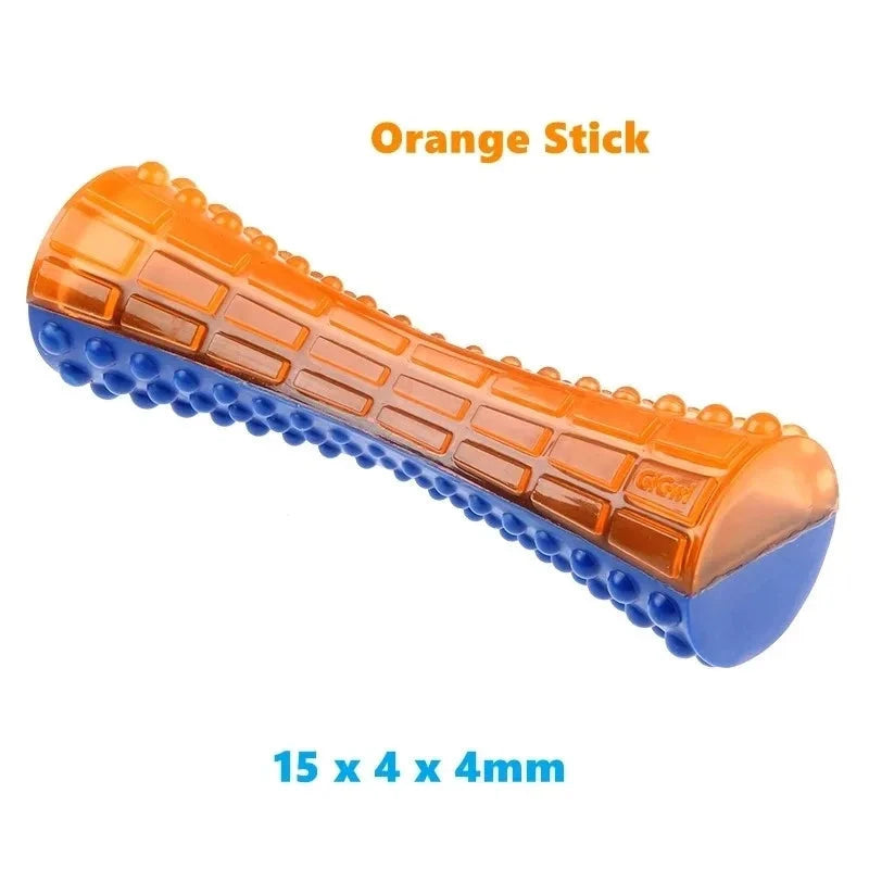 Gigwi Pet Toys Interactive Dog Ball G-Ball Series Squeaky Balls Dog Toys 2.5” for Small/Medium Dogs Bouncy And Assorted Colors PAWN-SOME PETS