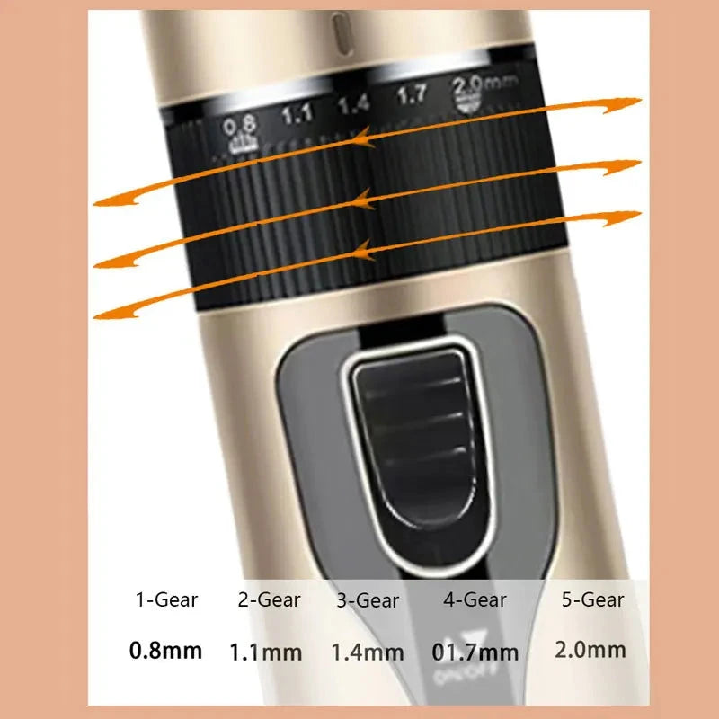 Pet Electric Scissors Kit Cat Dog Hair Prune Machine Professional Shearing Tool Kit Animal Beauty Electric Clipper Trim Foot Hai PAW-SOME PETS