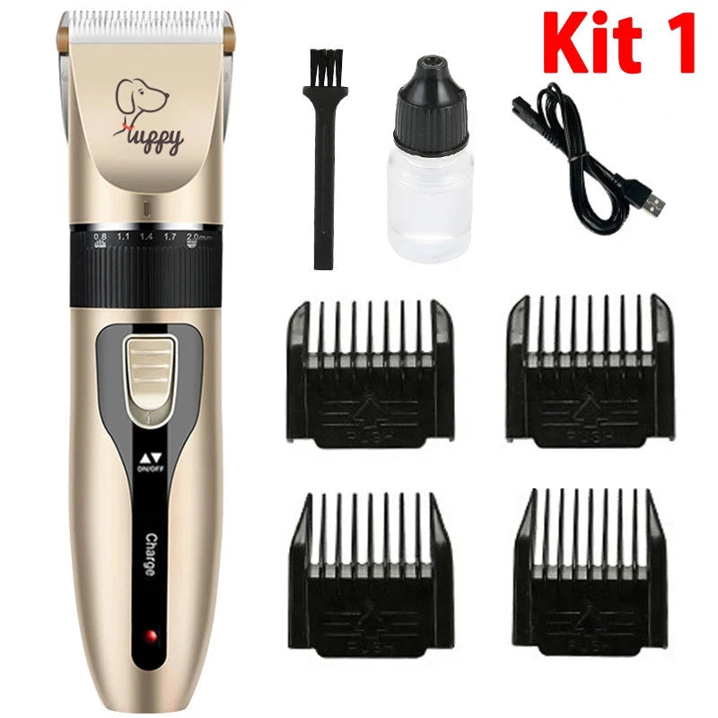 Electric Pet Clipper Grooming Kit For Dogs Reachageable Trimmer Haircut Cat Hair Cutting Remover Professional Machine Set PAW-SOME PETS