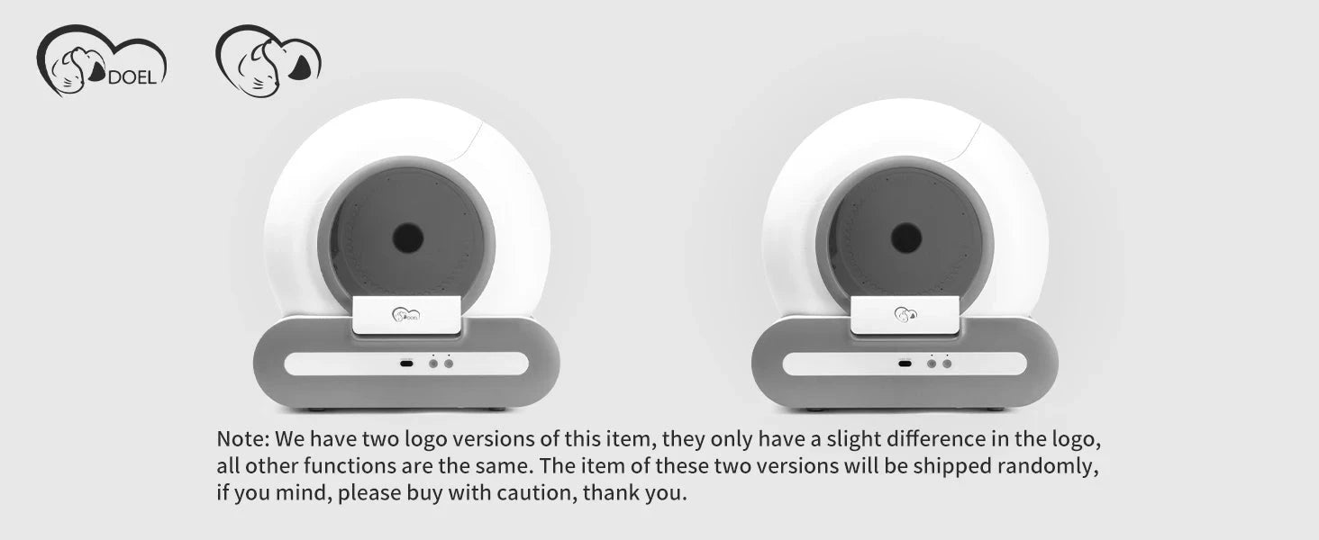 DOEL  Automatic Cat Litter Box Self Cleaning with App Control & Cat Litter Mat Smart Cat Toilet for Multiple Large Cats PAW-SOME PETS