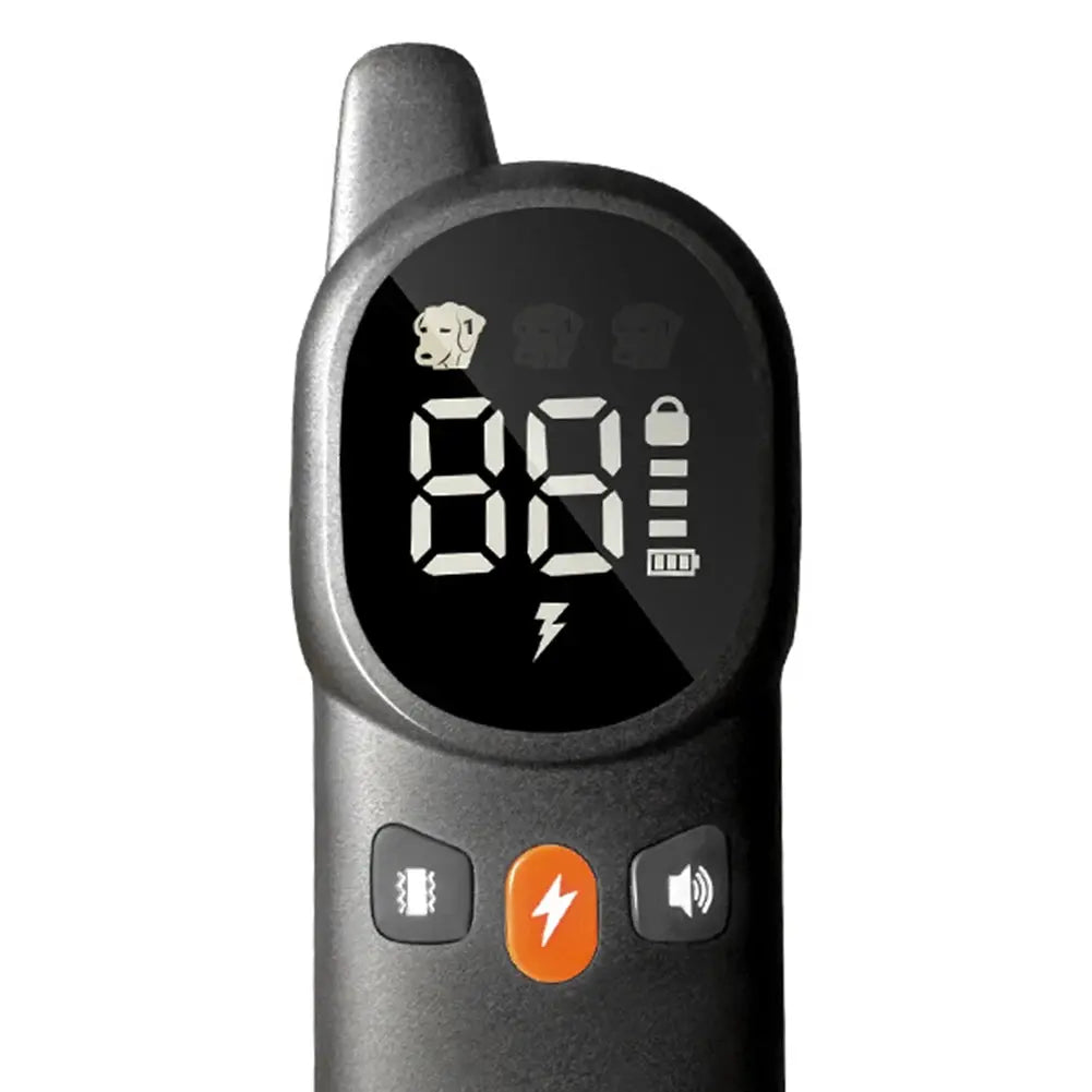 Dog Bark Collar Electric Dog Training Collar Sound Vibration Shock Rechargeable Remote Control Anti Bark Dog Collar Pet Clicker PAWN-SOME PETS