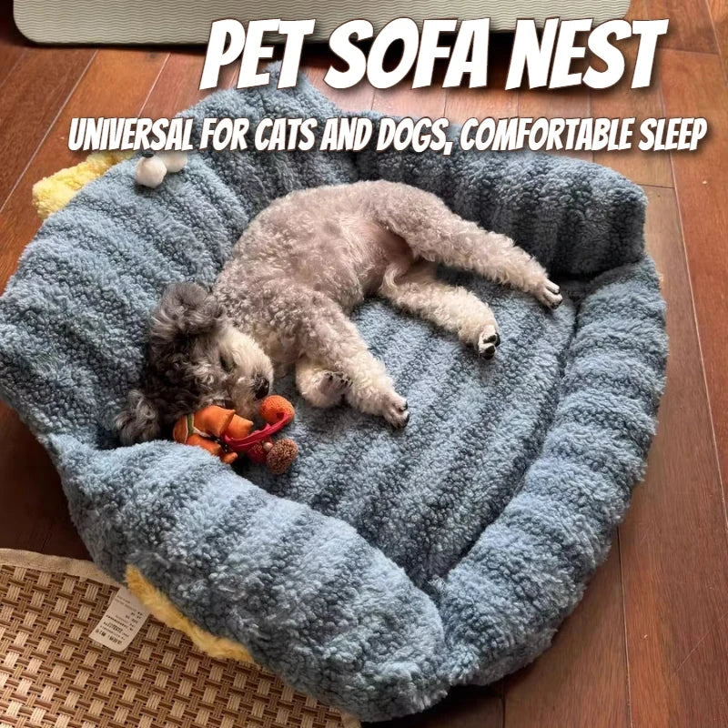 Puppy special sofa kennel winter warm pet Internet celebrity cat nest small dog dog sleeping mat cushion winter bed PAWN-SOME PETS