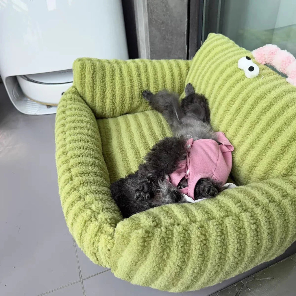 Puppy special sofa kennel winter warm pet Internet celebrity cat nest small dog dog sleeping mat cushion winter bed PAWN-SOME PETS