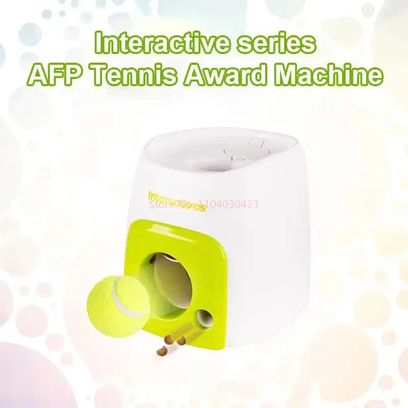 Dog Tennis Ball Launcher Dogs Chase Automatic Toys Food Reward Machine Smart Feeder Throwing Mmachine Pet Ball Thrower PAWN-SOME PETS