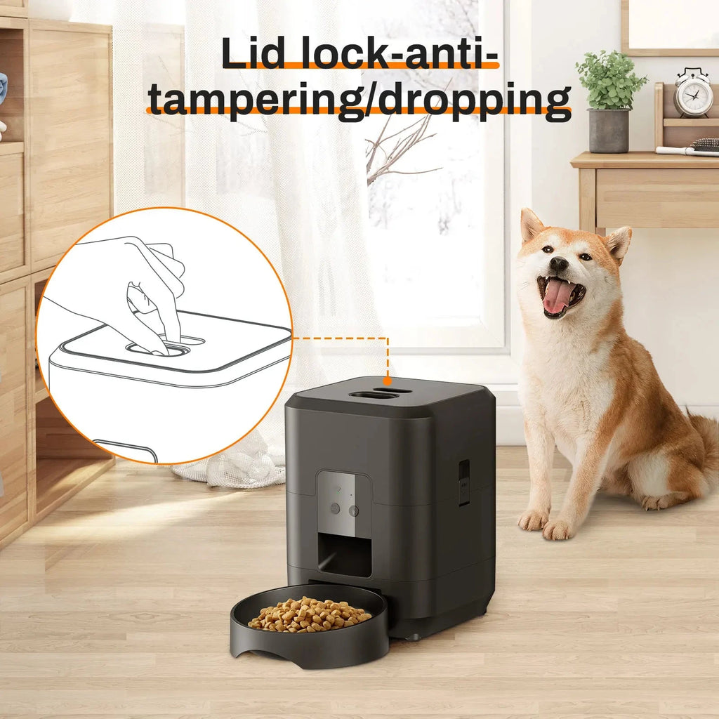 Smart Pet Feeder Automatic Cat Feeder Dog Slow Food Machine With Timed Quantitative Automatic Cat Food Dispenser Cat Dog Bowl PAW-SOME PETS