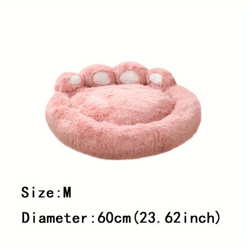 Soft Long Plush Cat kennel dog kennel winter warm pet bed Cat Bed Cat Mat Animals Sleeping Sofa - PAW-SOME PETS