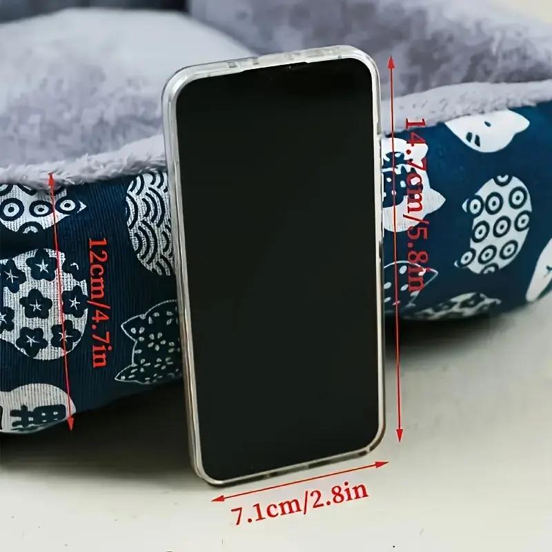 Ultra-Soft Pet Bed - Blue Paw Print Design, Durable Indoor Sofa Cushion, Easy-Clean Material, Comfortable and Cozy for Cats and Dogs, Available in 4 Sizes, Pet Bed for Dogs, Playful Design, Polypropylene Fiber Filling, Rectan