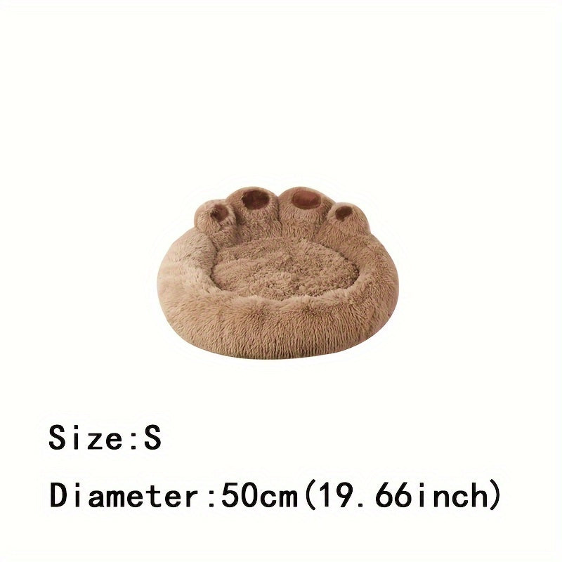 Soft Long Plush Cat kennel dog kennel winter warm pet bed Cat Bed Cat Mat Animals Sleeping Sofa - PAW-SOME PETS