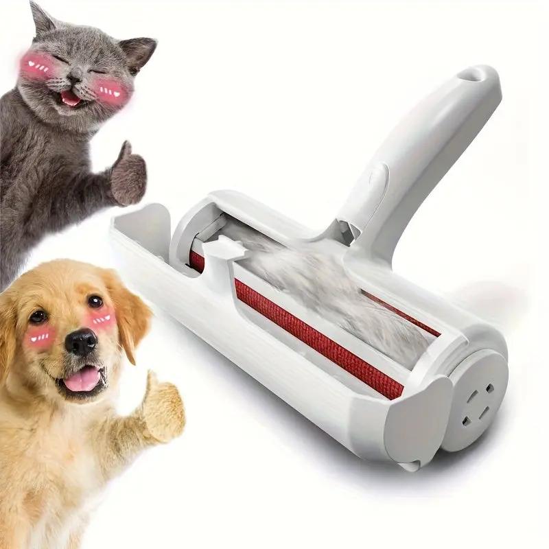 Pet Hair Remover - Lint Roller For Pet Hair - Cat And Dog Hair Remover For Couch, Furniture, Carpet, Car Seat, Reusable Roller W/Self-Cleaning Base - Upgraded Animal Fur Removal Tool PAW-SOME PETS