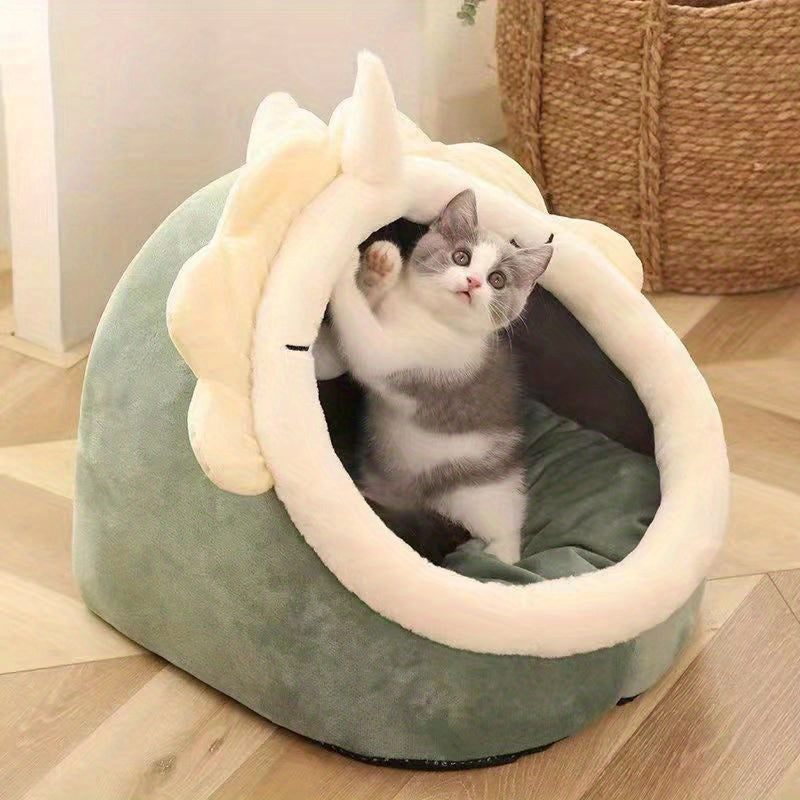 Cozy Cat Bed Tent: The Perfect Indoor Pet House For Your Feline Friend! - PAW-SOME PETS