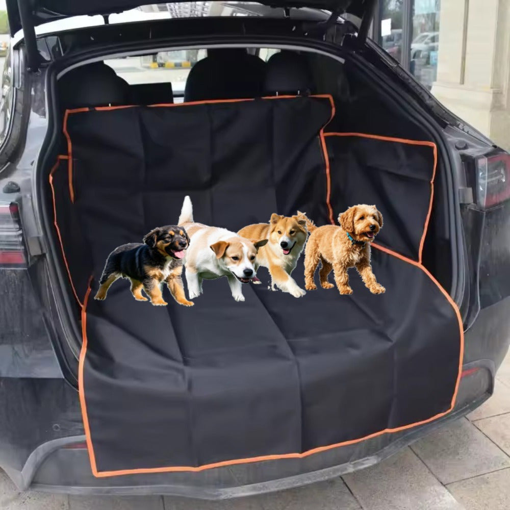 Car Trunk Mat, All-Weather Use, Pet-Friendly Car Seat Cover, Dog Mat for Cars, Car Trunk Liner, Durable Cargo Mat - Suitable for Cars, SUVs, and Trucks (1pc) - PAW-SOME PETS
