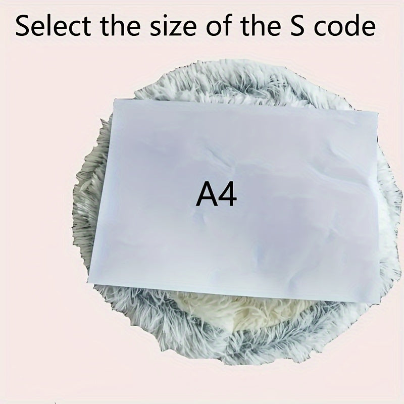 Winter Universal Plush Round Hooded Pet Bed, Warm Dog Bed Bed Suitable for Small s and Dogs, Cozy Fluffy Soft Bed Dog Bed, Warm Donut Pet Mat for s and, Christmas Holiday Gift - PAW-SOME PETS