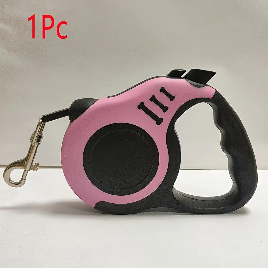 1pc/3pcs Pet Leash for Dogs and Cats Automatic Retractable Leash Pet Leash for Dogs and Cats, Sturdy Double Switch Design for Outdoor Activities - Automatic, Knot-Free, Tractor Dog Walker Leash is easy to handle and comfortab