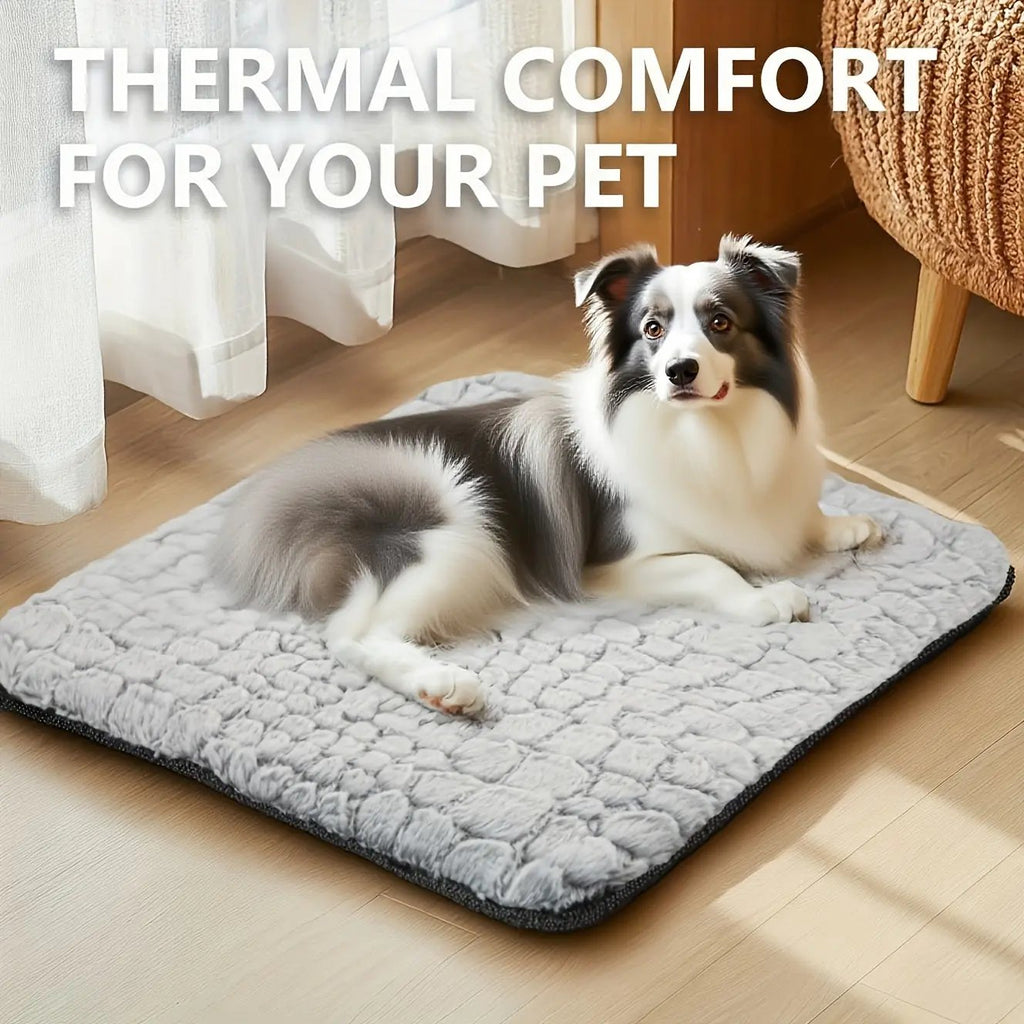 Ultra-Warm & Soft Dog Bed - Non-Slip Base, Removable Washable with Plaid Pattern, 3 Sizes (Small/Medium/Large) - All-Season Indoor/Outdoor/Car Use - for Small, Dog Bed, Cozy Pet Furniture, Durable Pet Furniture, Small Dog Own